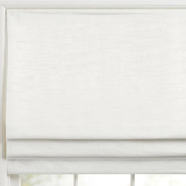 Linen Roman Shades Blackout